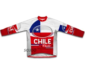 Chile Flag Winter Thermal Cycling Jersey