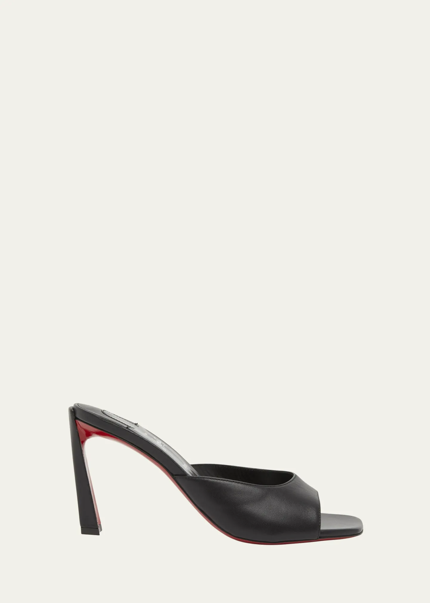 Christian Louboutin Condora Leather Red Sole Mule Sandals