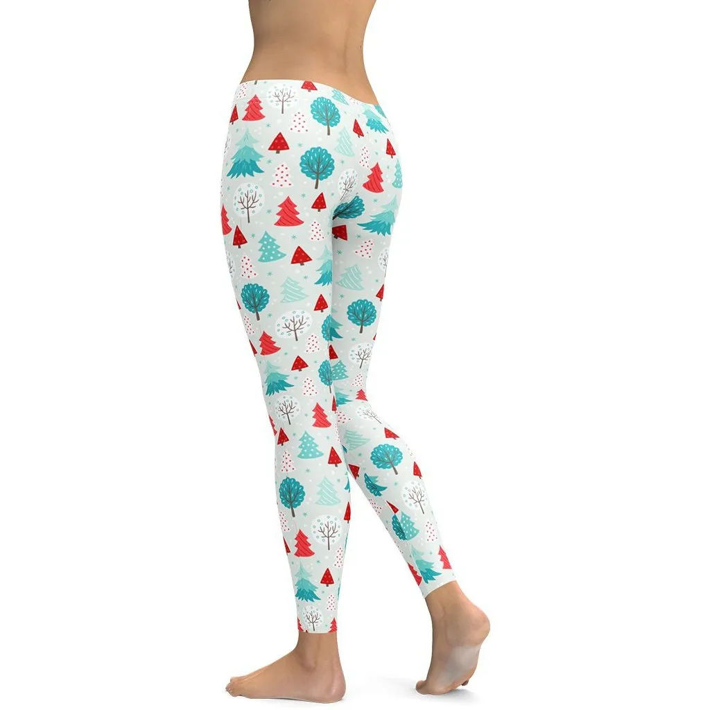 Christmas Forest Leggings