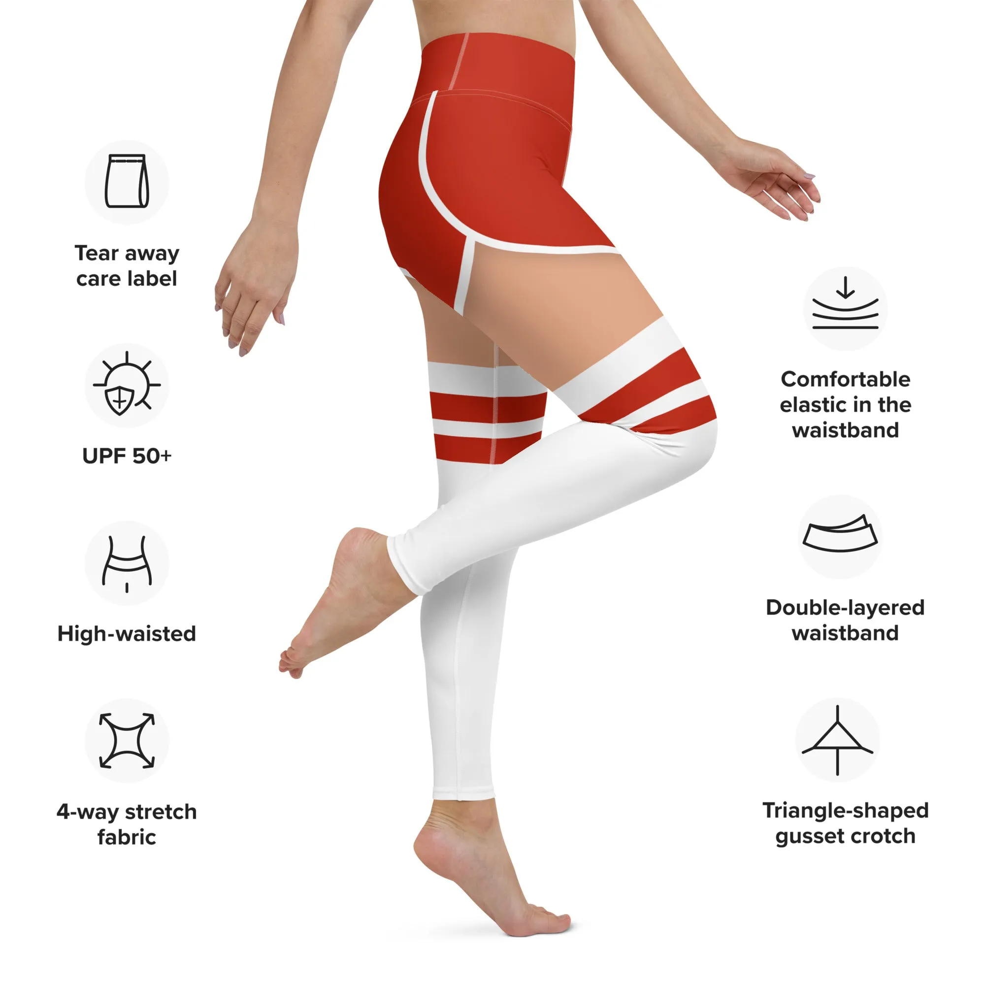 Christmas Shorts Yoga Leggings