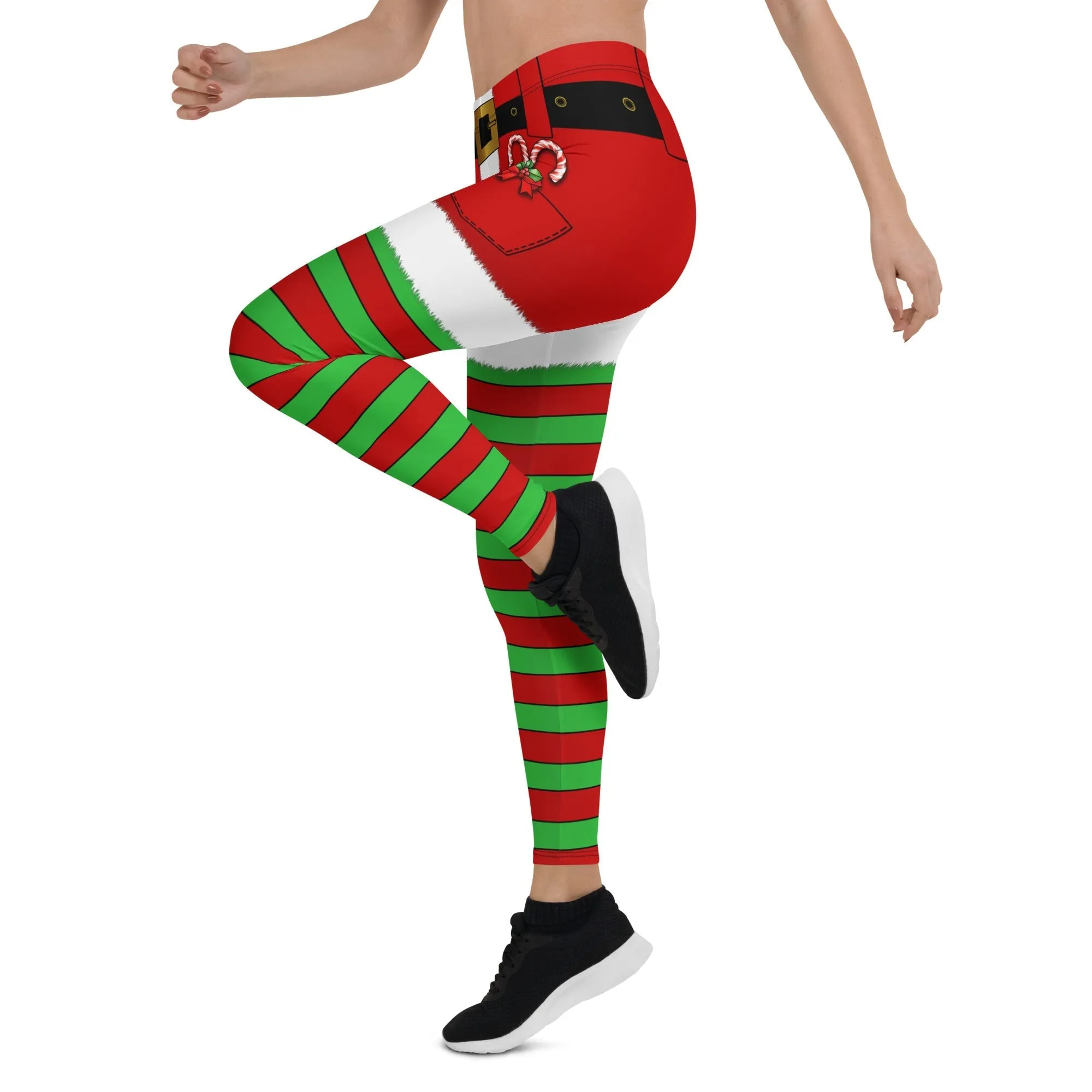 Christmas Stripes Leggings