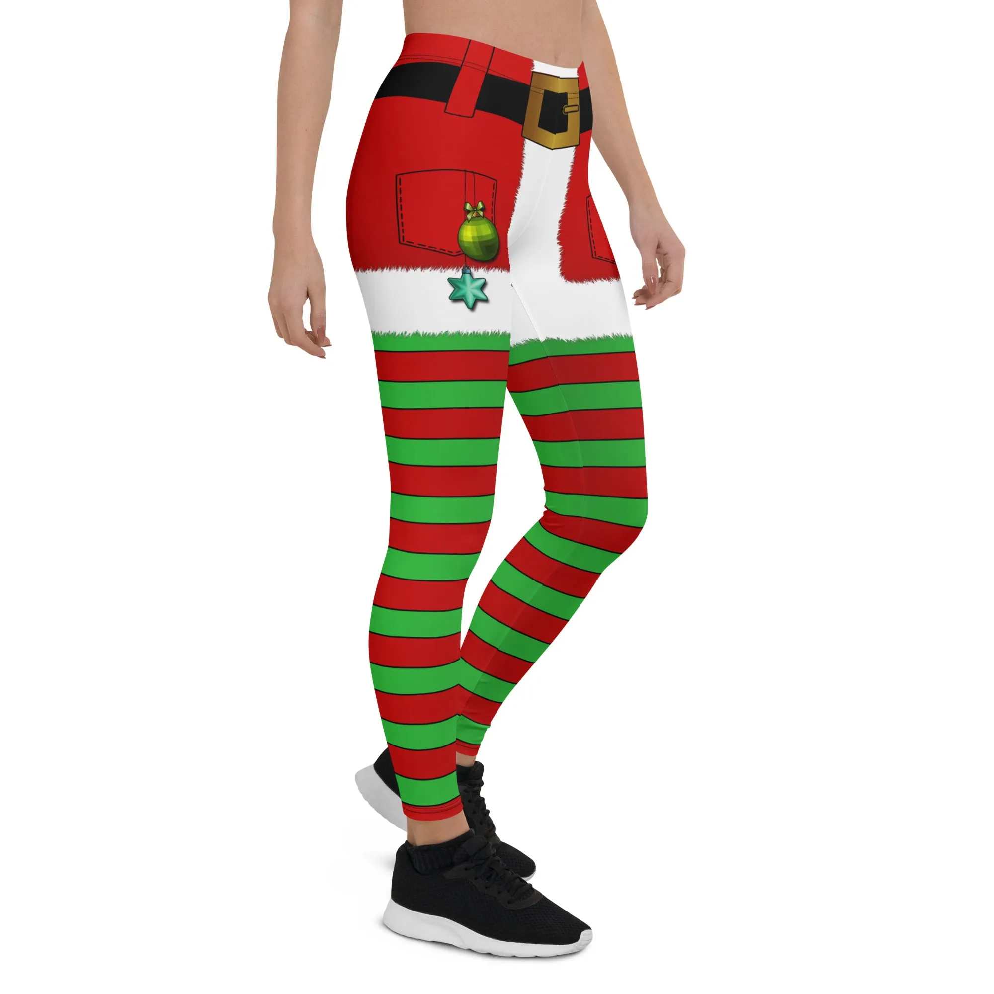 Christmas Stripes Leggings