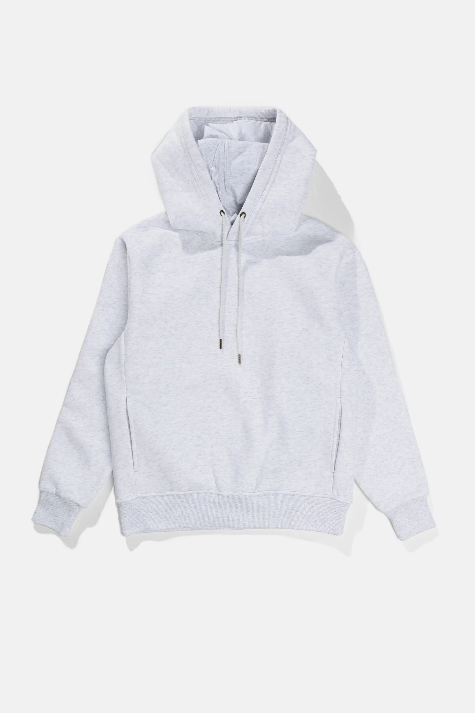 Classic Fleece Hood Heathered Grey