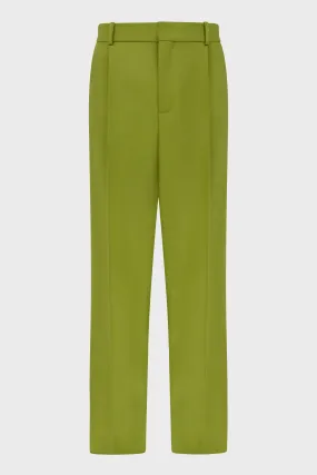 CLASSIC TROUSERS W/PLEATS LIME