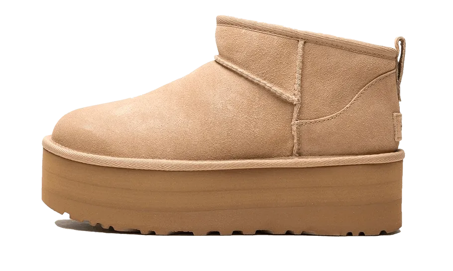 Classic Ultra Mini Platform Boot Sand