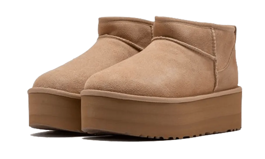 Classic Ultra Mini Platform Boot Sand