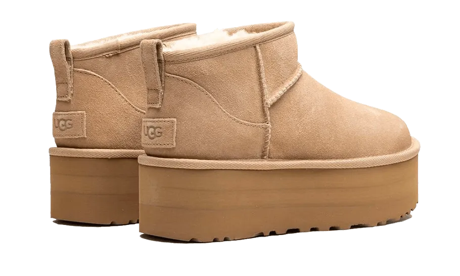 Classic Ultra Mini Platform Boot Sand