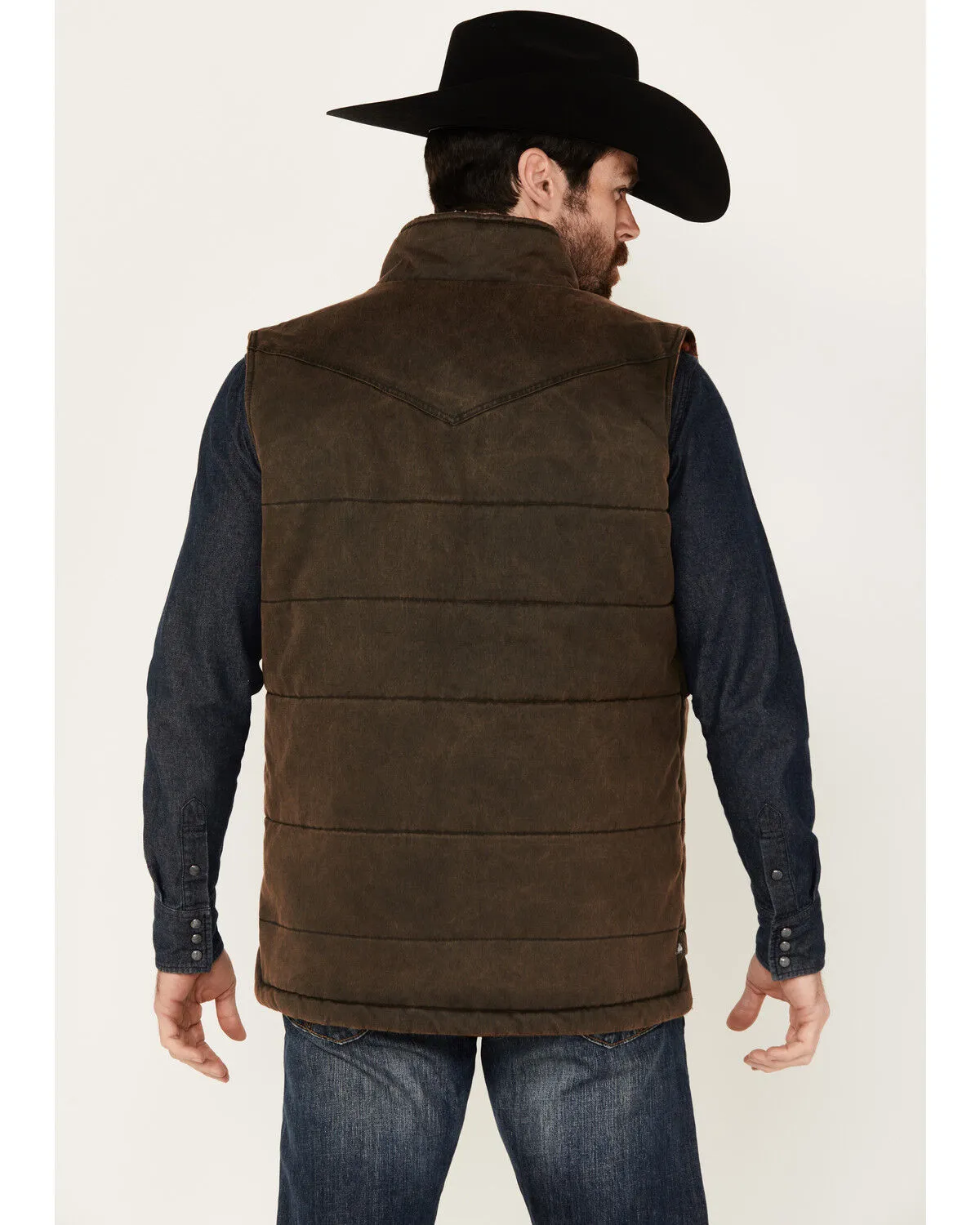 Cody James Men's Oil Slick Snap Vest