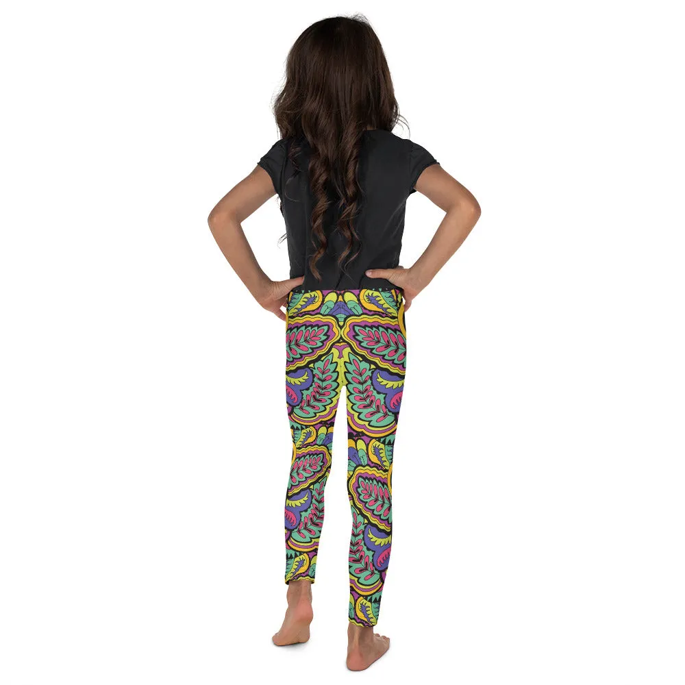 Colorful Fun Pattern Kid's Leggings