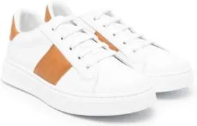 Colorichiari lace-up leather sneakers White