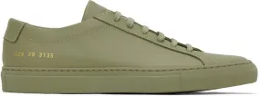 Common Projects Green Original Achilles Low Sneakers