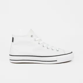 Converse Cons - CTAS Mid Pro Shoes - White / White / Black