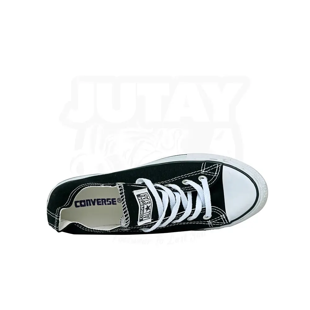 CONVERSE LOWS - BLACK WHITE