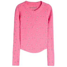 Cooper Distsy Floral Thermal Henley