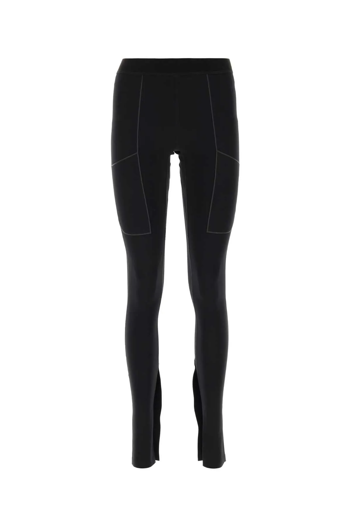 Coperni Black Stretch Nylon Leggings