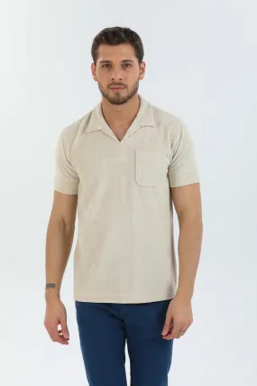 Cotton Man Polo Beige