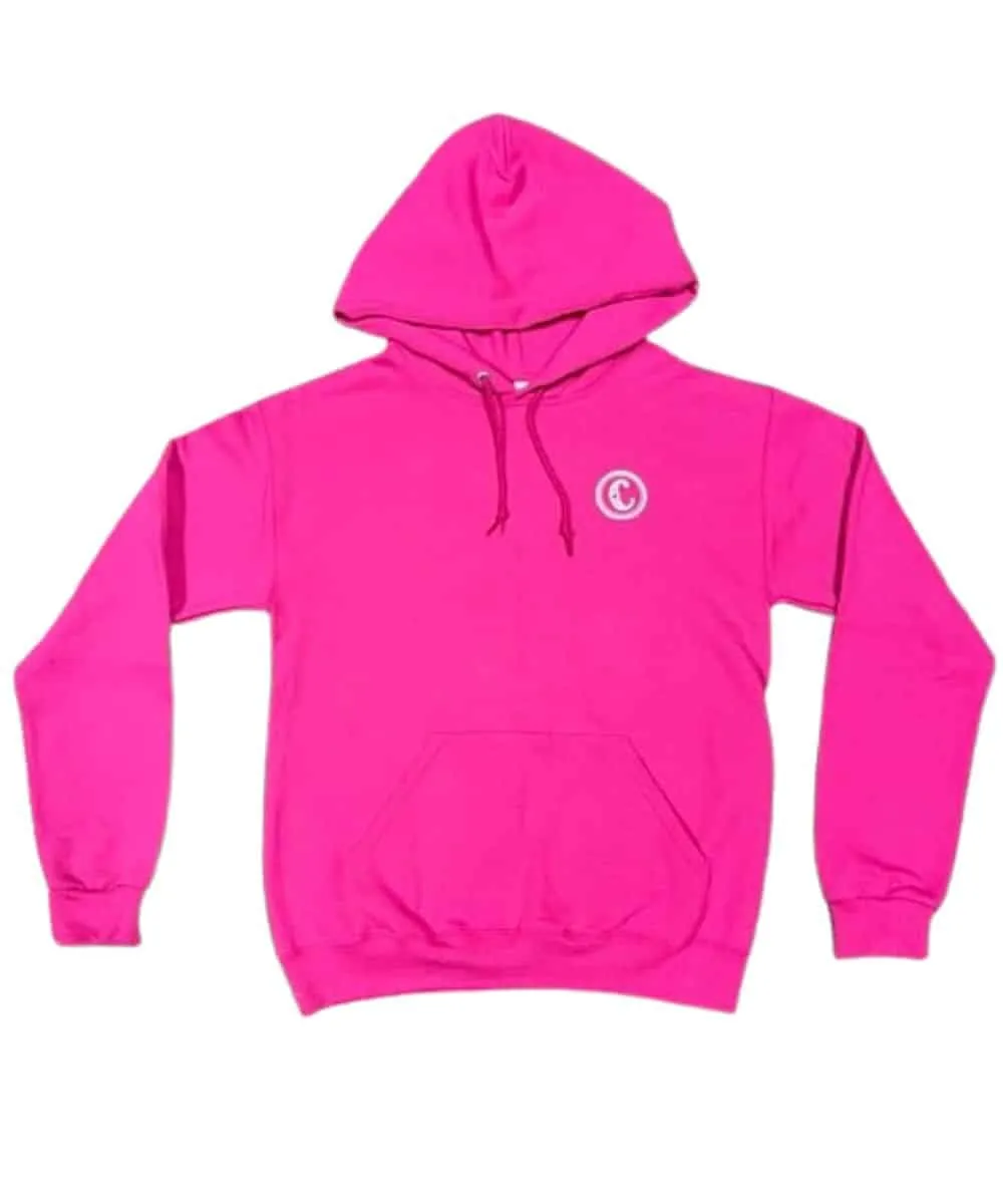 Cowpokes Women's Flamingo Pink Hoodie