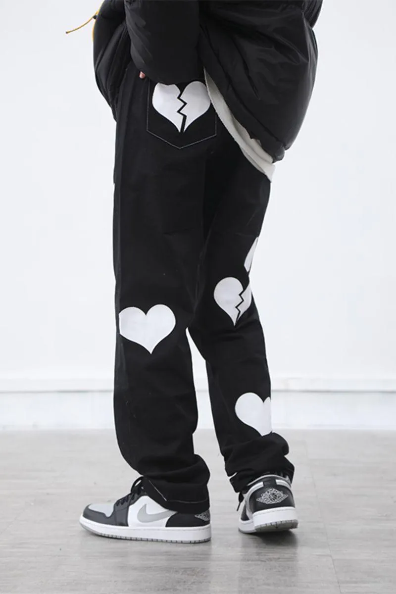 CZ Hearts Straight Trousers