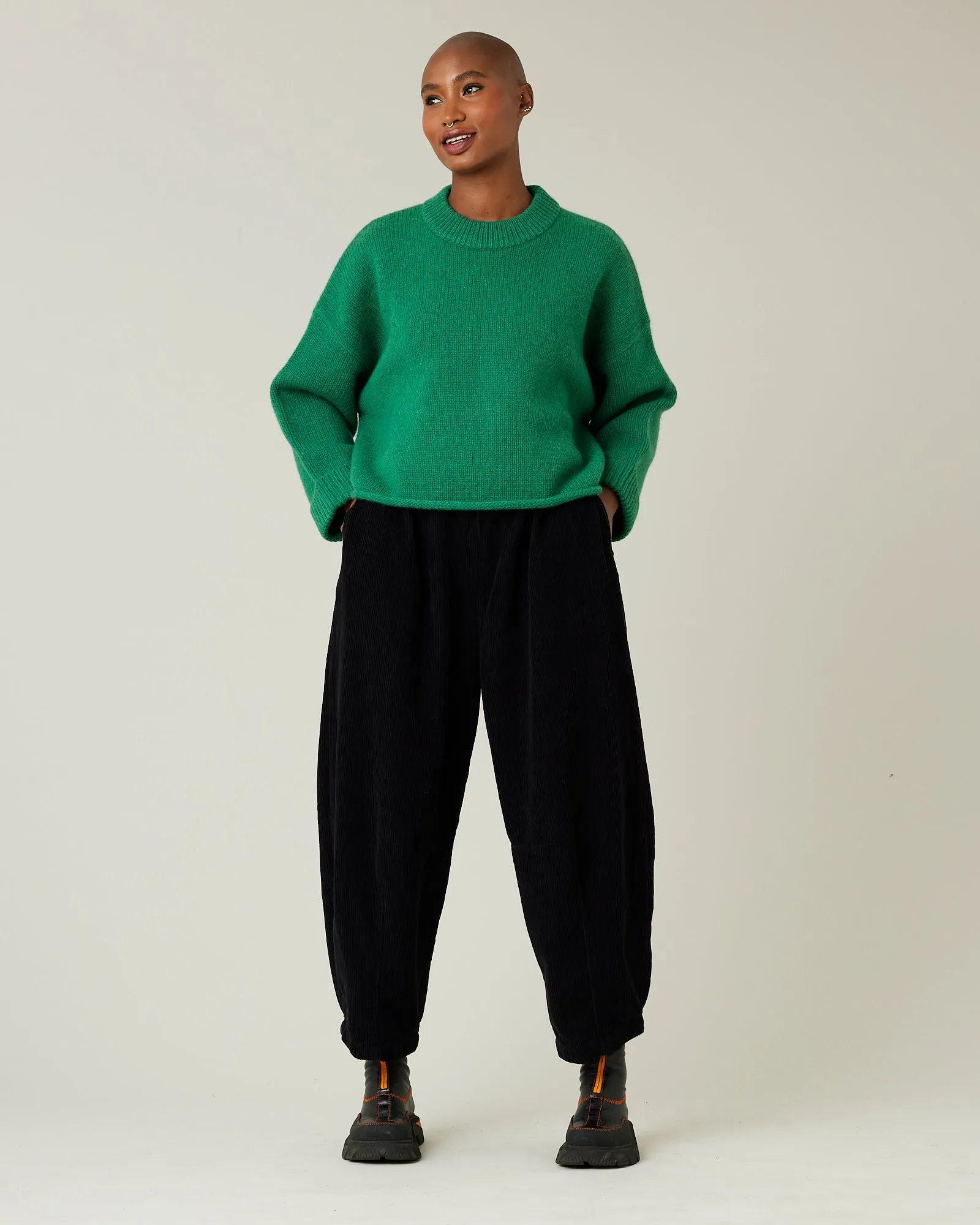 Daisy Black Cord Trousers