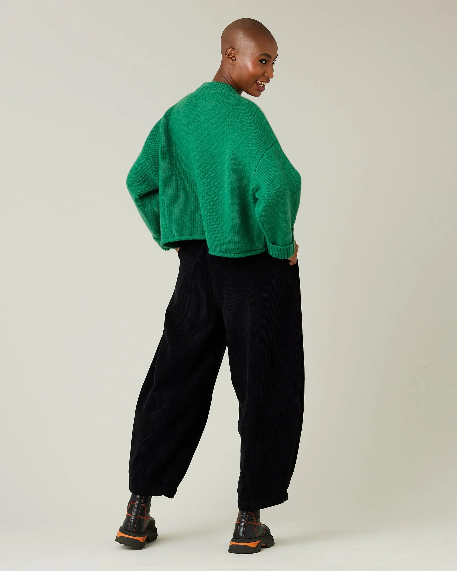 Daisy Black Cord Trousers