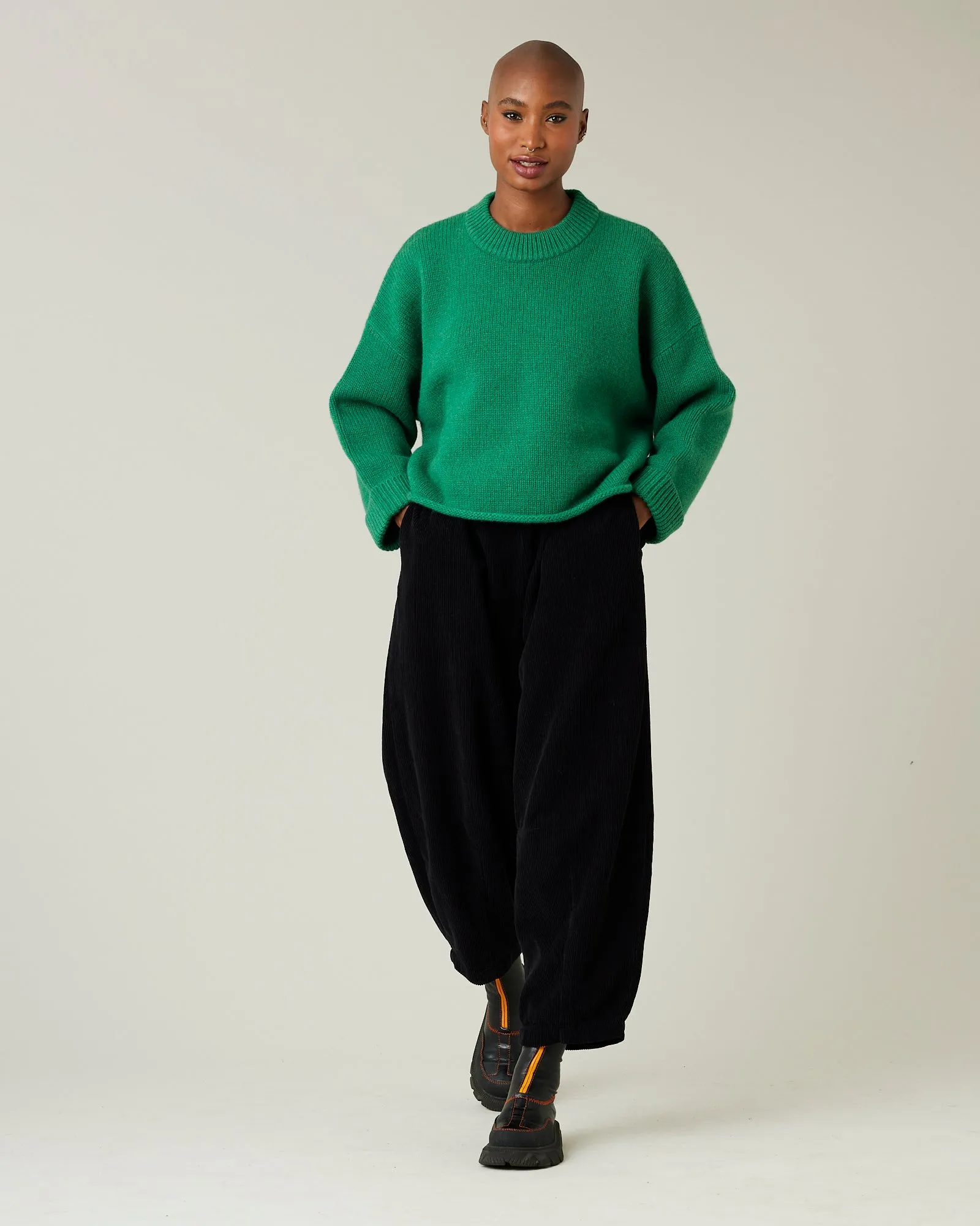 Daisy Black Cord Trousers