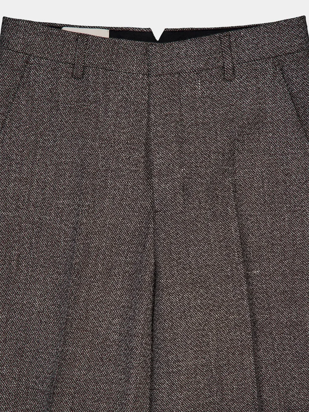 Dark Coffee Wide Fit Trousers