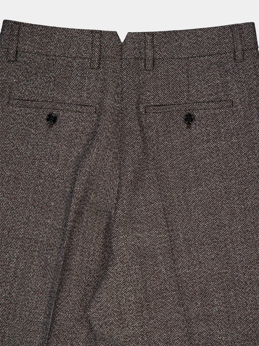 Dark Coffee Wide Fit Trousers