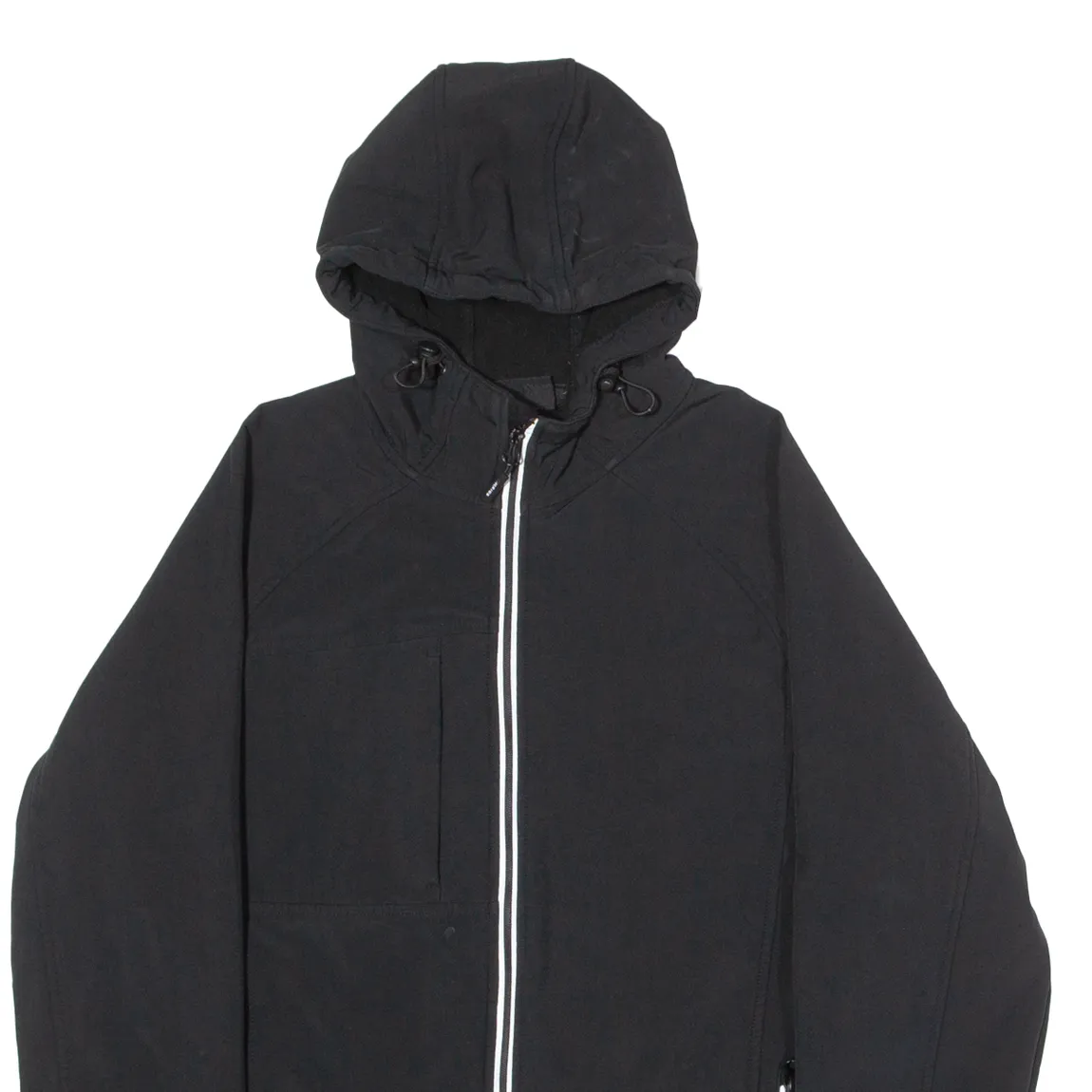 DICKIES Mens Shell Jacket Black Hooded L