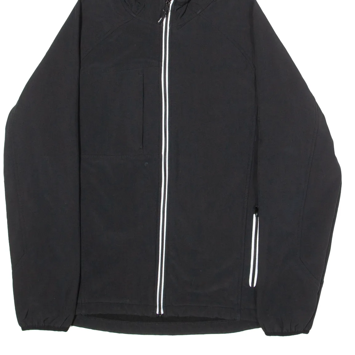 DICKIES Mens Shell Jacket Black Hooded L