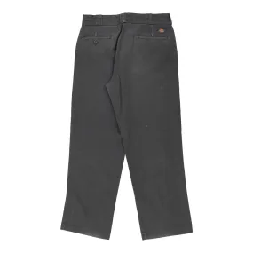 Dickies Trousers - 32W 29L Grey Cotton Blend