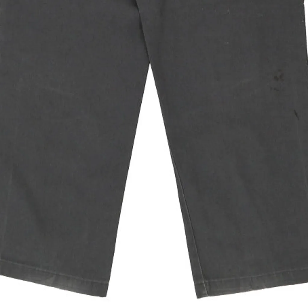 Dickies Trousers - 32W 29L Grey Cotton Blend