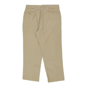 Dickies Trousers - 36W 30L Beige Cotton Blend