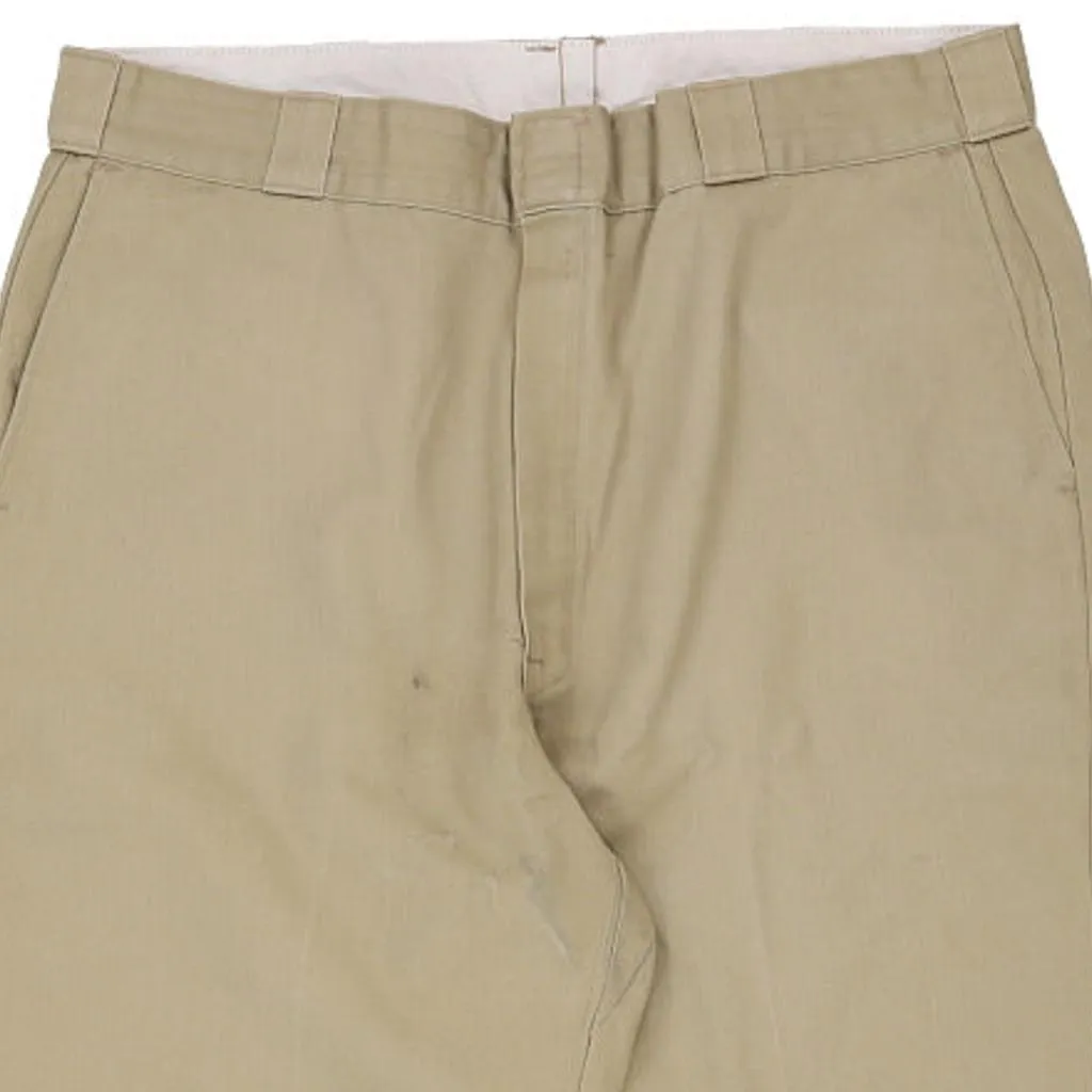 Dickies Trousers - 36W 30L Beige Cotton Blend