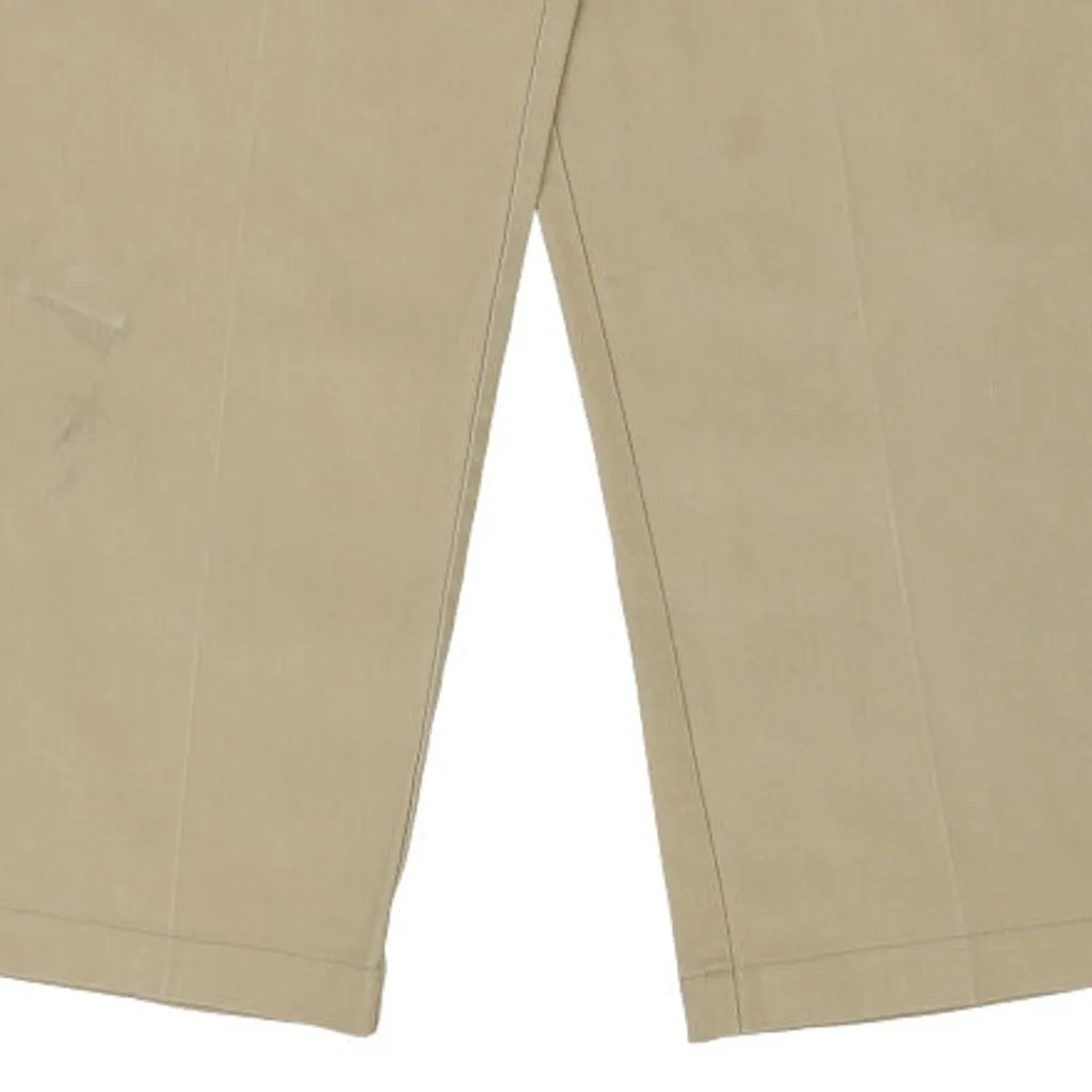 Dickies Trousers - 36W 30L Beige Cotton Blend