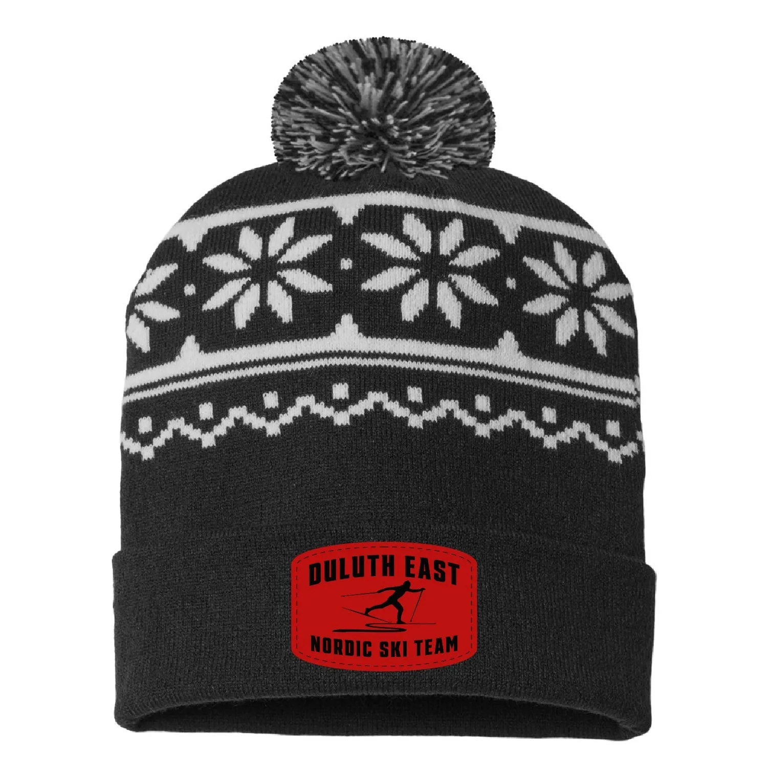 Duluth East Nordic Ski Team USA-Made Snowflake Beanie