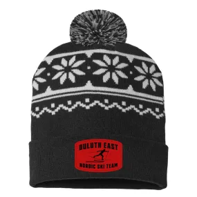 Duluth East Nordic Ski Team USA-Made Snowflake Beanie