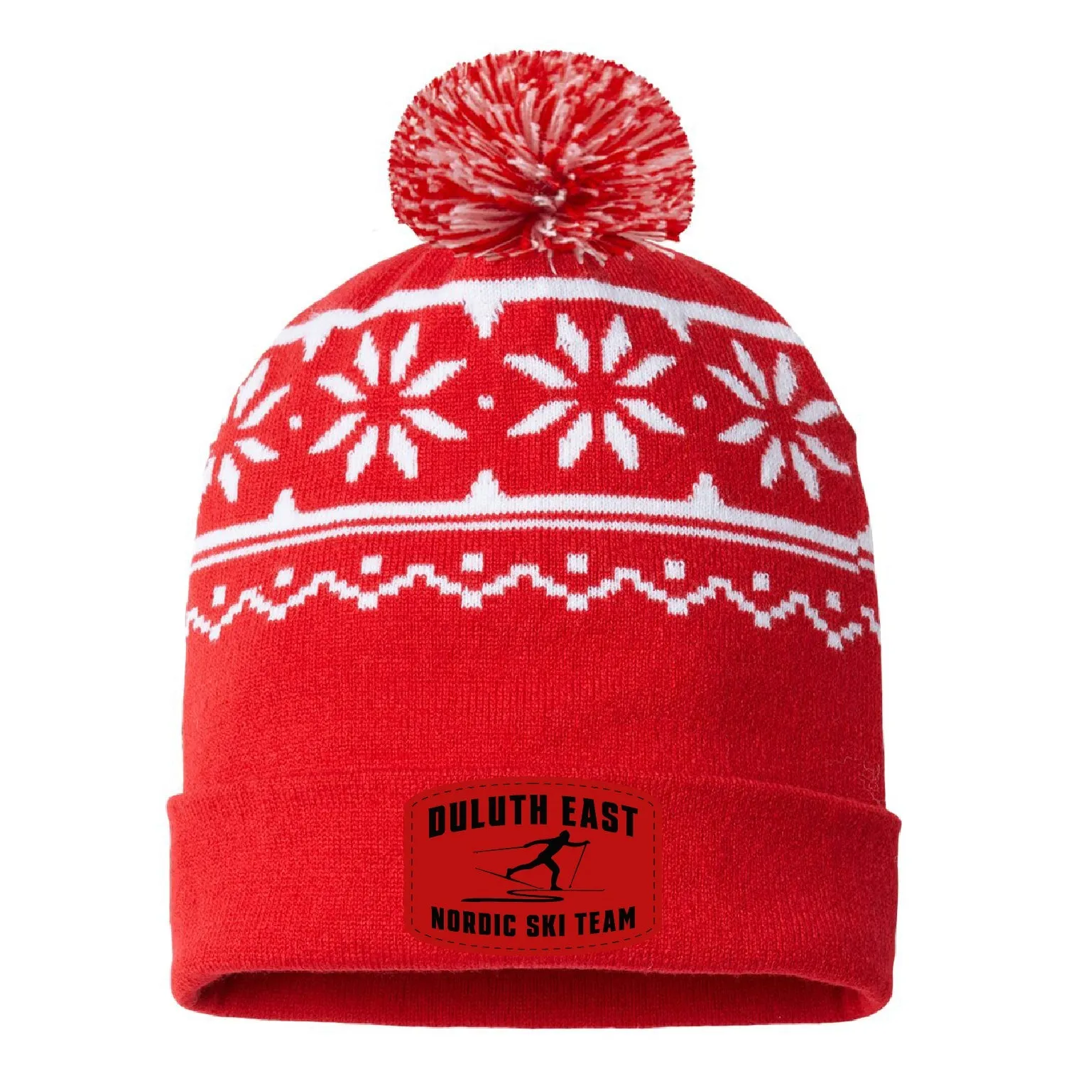 Duluth East Nordic Ski Team USA-Made Snowflake Beanie