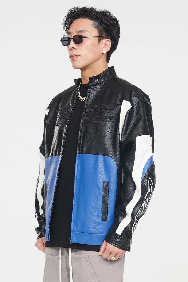 F2CE Logo Lether Jacket