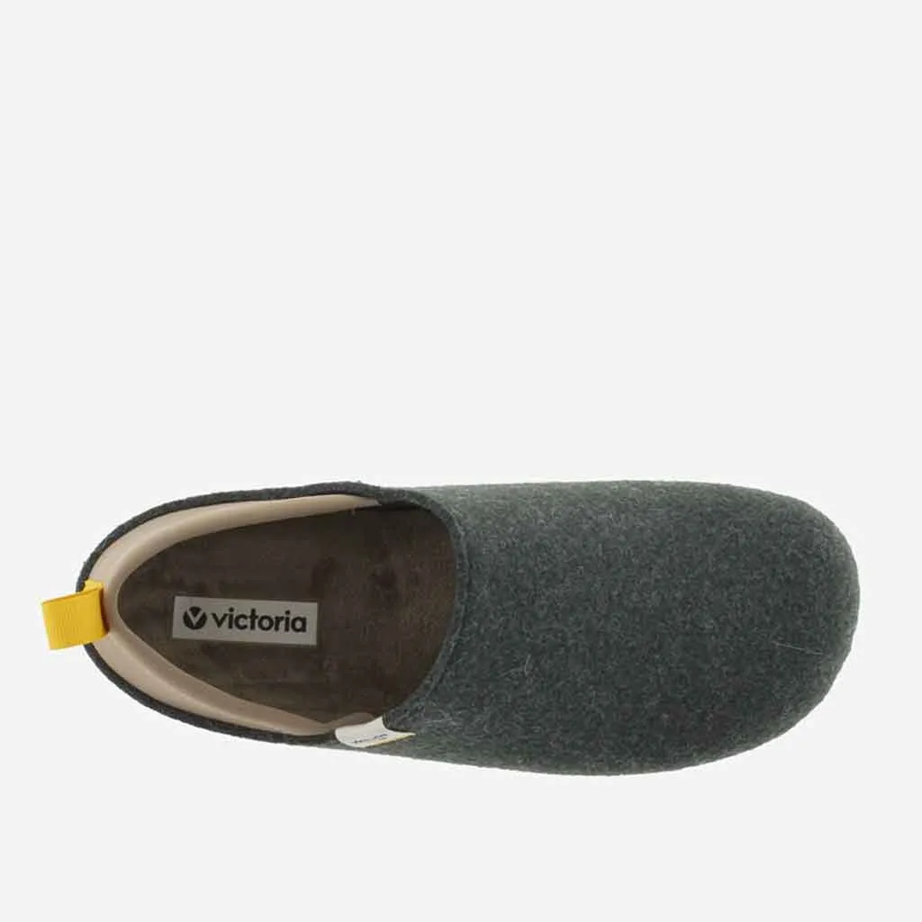 Felt Slipper for Men - Forest Green