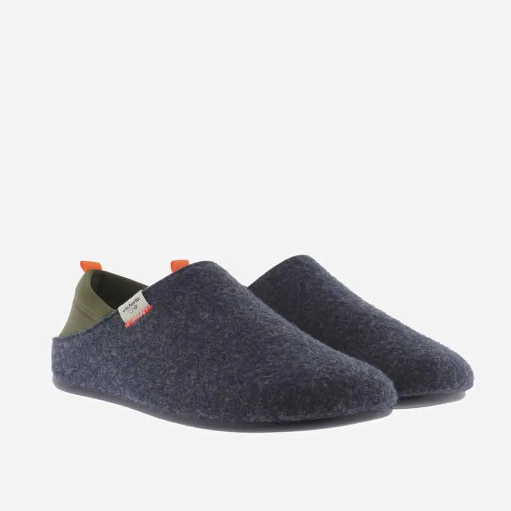 Felt Slipper for Men - Navy