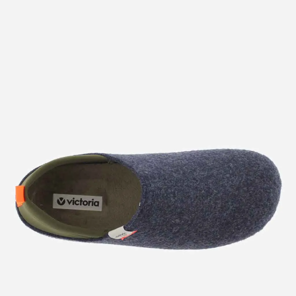 Felt Slipper for Men - Navy