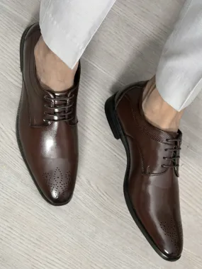 FENTACIA Men Brown Lace-Ups Formal Shoes