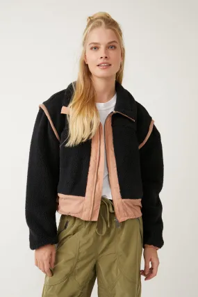 Free People Courtside Fleece Jacket