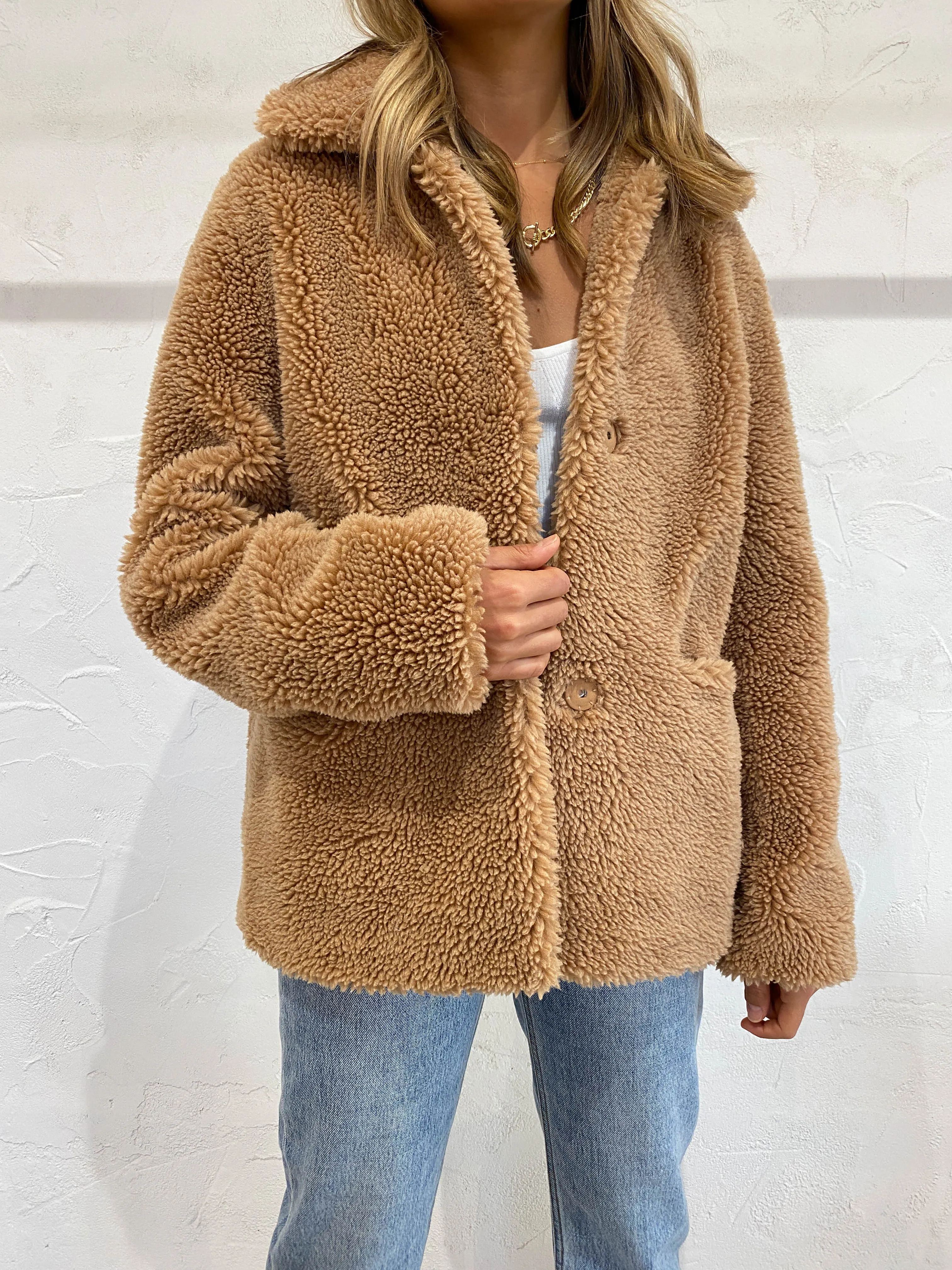 Friends with Frank The Annabel Jacket in Tan