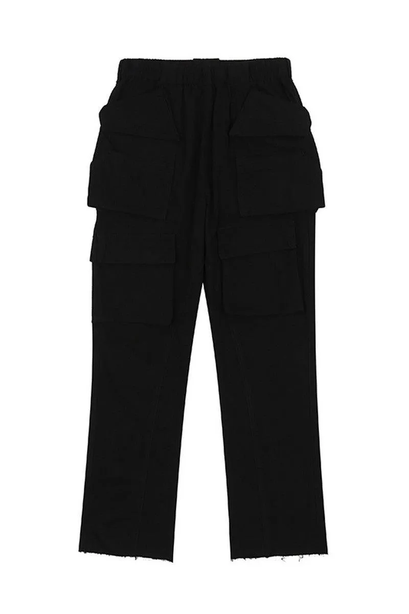 Functional Multi Pocket Straight Trousers