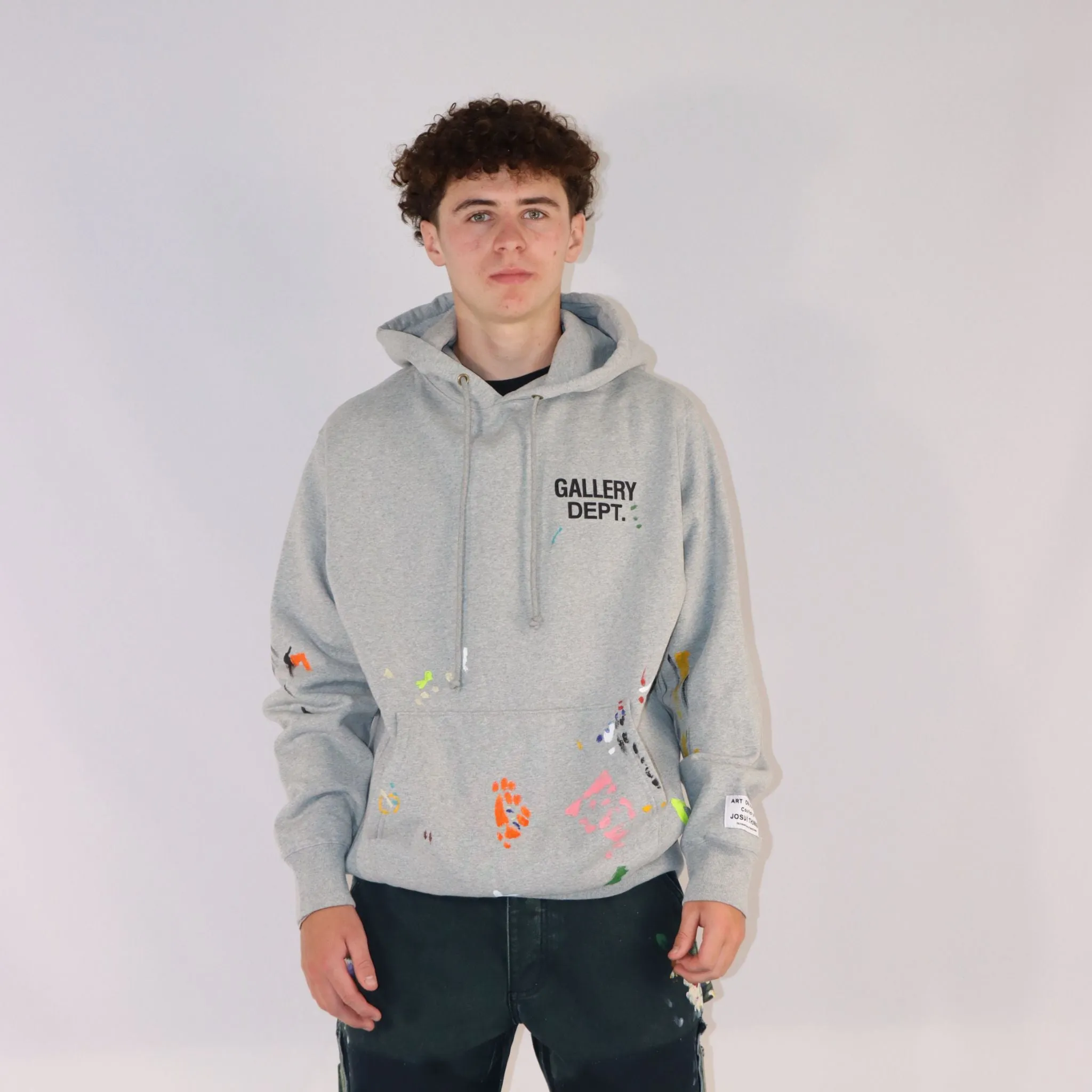 Gallery Dept Gallery Dept. Painter Logo Hoodie Grey