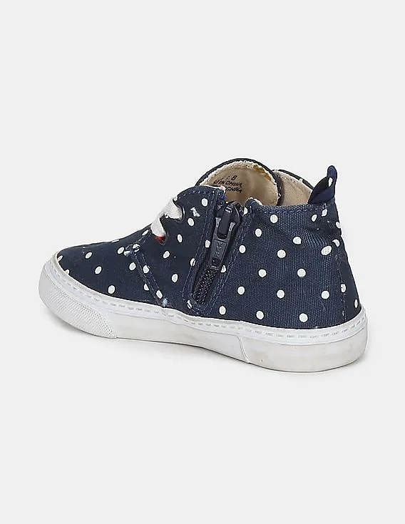 GAP Boys Blue Disney Mickey Mouse And Dots Sneakers