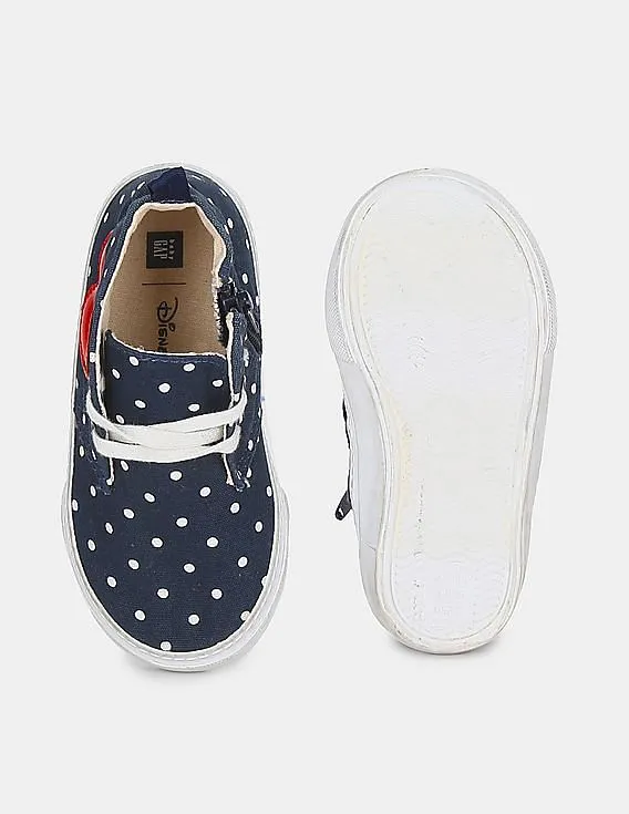 GAP Boys Blue Disney Mickey Mouse And Dots Sneakers