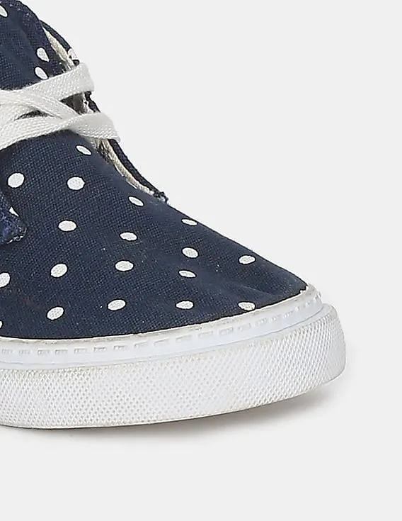 GAP Boys Blue Disney Mickey Mouse And Dots Sneakers