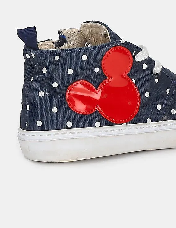 GAP Boys Blue Disney Mickey Mouse And Dots Sneakers